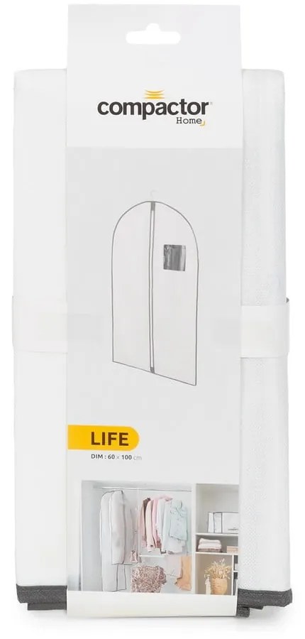 Бяла висяща чанта за костюми White - Compactor