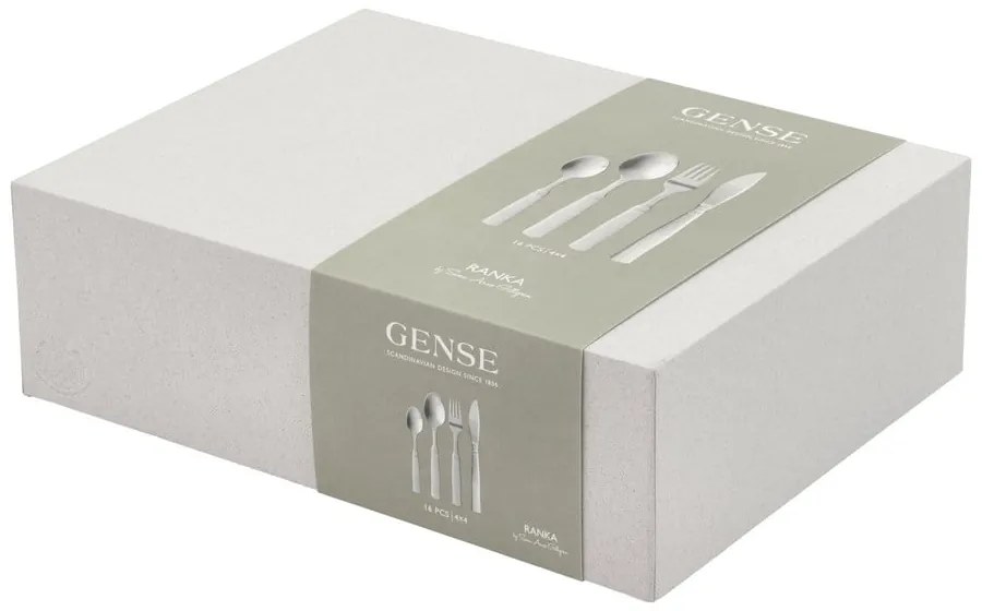 Прибори за хранене от неръждаема стомана в сребрист цвят 16 бр. Ranka – Gense