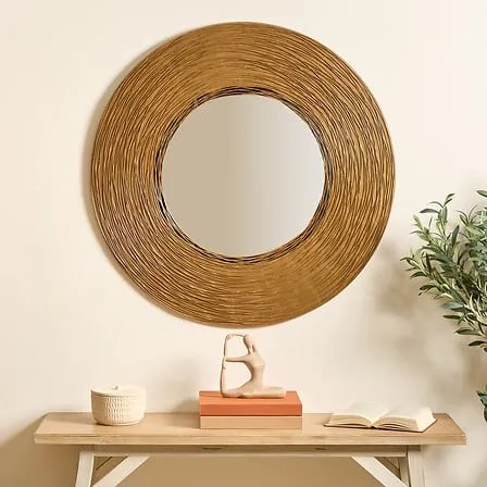 Огледало atmosphera Martin, Метал, Ø90 cm