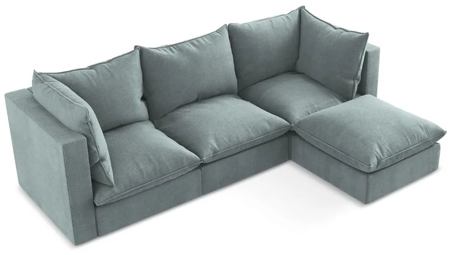 Син ъглов диван (десен ъгъл) Manao – Makamii