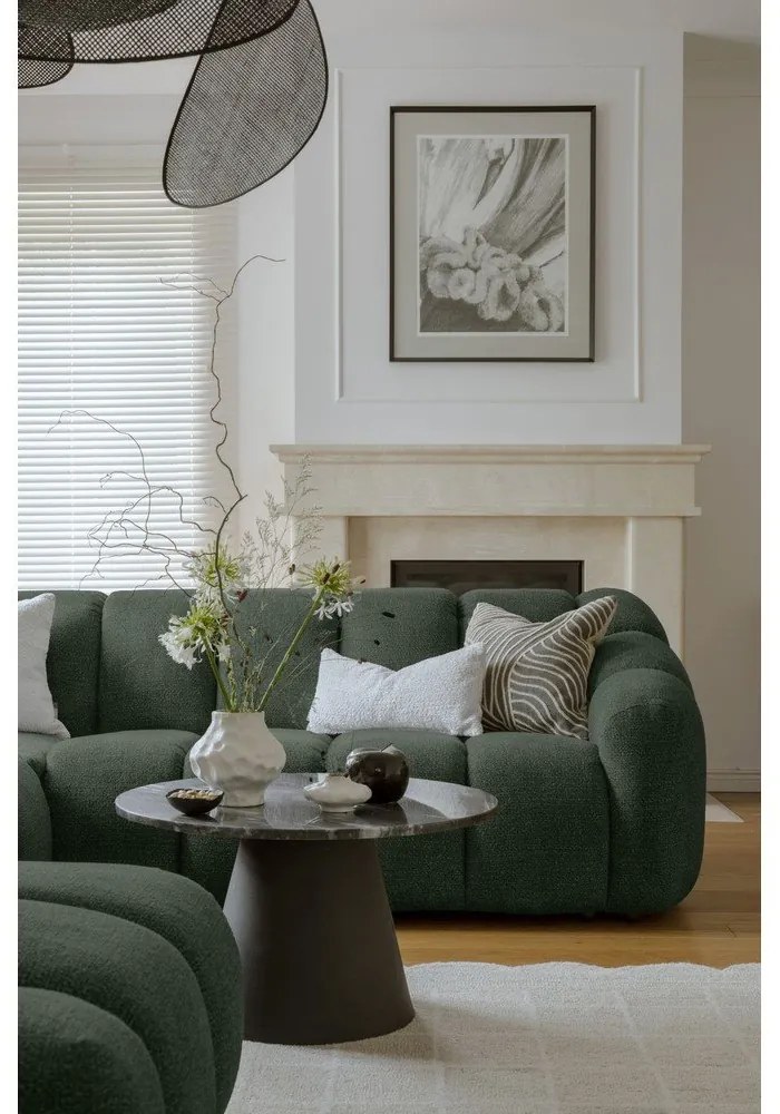 Тъмнозелен ъглов диван (десен ъгъл/U форма) Shell – Miuform