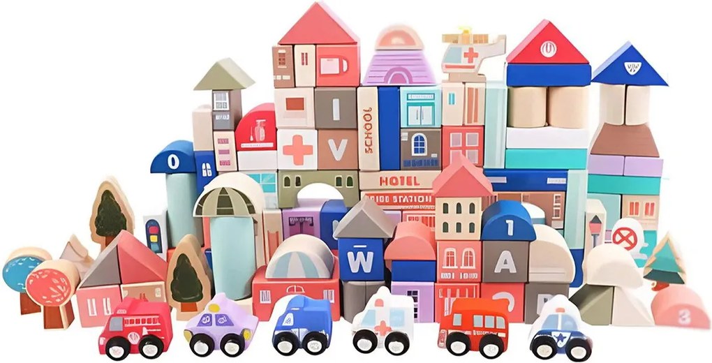 Детски комплект с блокчета Joyland City Blocks