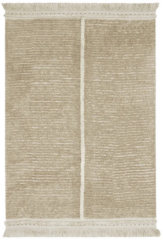 Бежов памучен килим 170x240 cm Duetto Sage – Lorena Canals