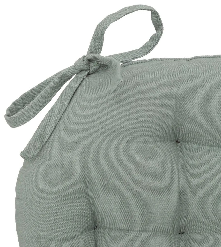 Кръгла възглавница за стол atmosphera Anjali, 38 cm - Каки