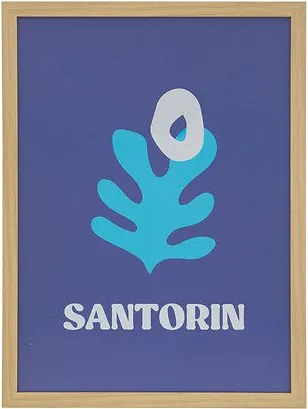 Постер с рамка atmosphera Libe, Santorini, 30×40 cm