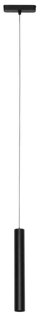 Модерен черен висулка за 1-фазова релсова система 4.5W 3000K - Magnetic Cassie