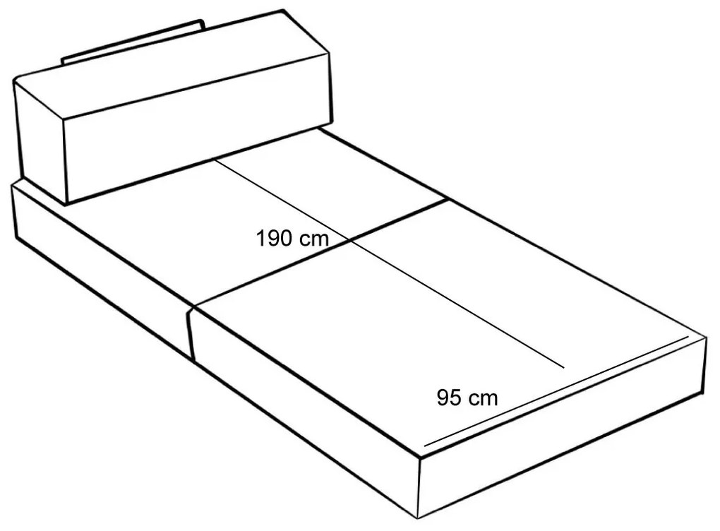 Едноместен диван Comfort, цвят Зелен