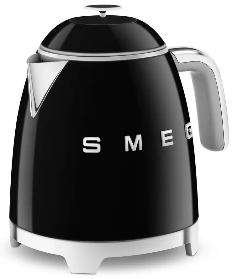 Черна електрическа кана от неръждаема стомана 800 ml Retro Style – SMEG