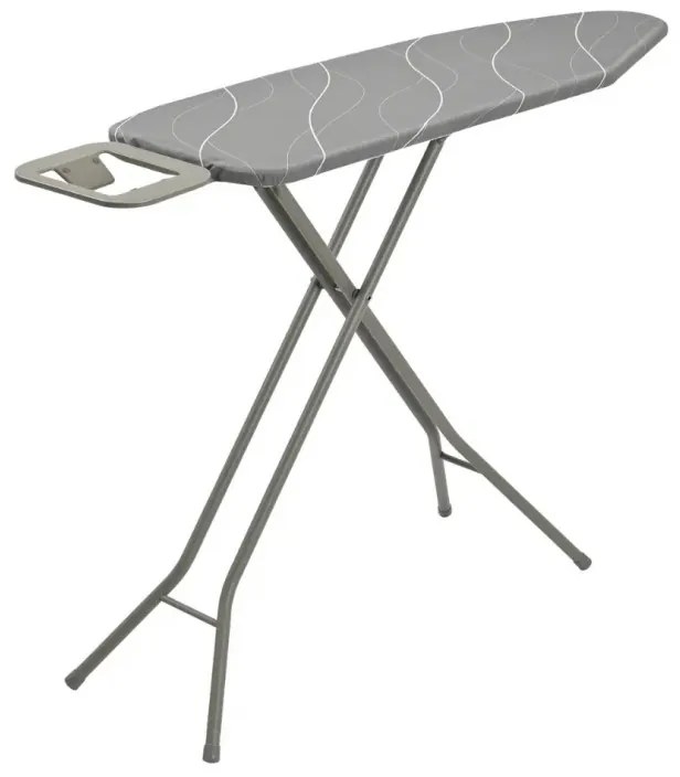 Маса за гладене Kinghoff KH 1939, 114x35.5 см, 7 позиции за регулиране, Поставка за ютия, Сив