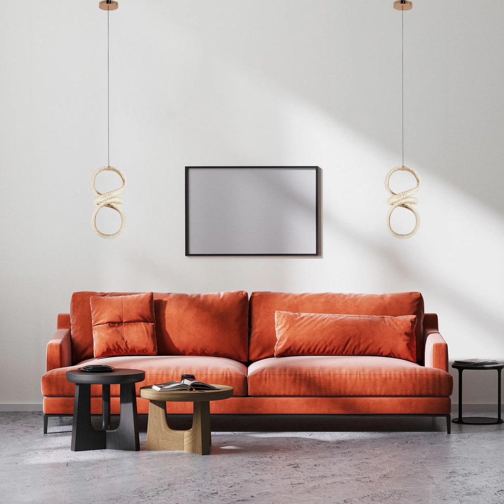 Висяща LED лампа G070-CP Gold