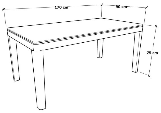 Градинска маса за хранене 90x170 cm Navy – Ezeis