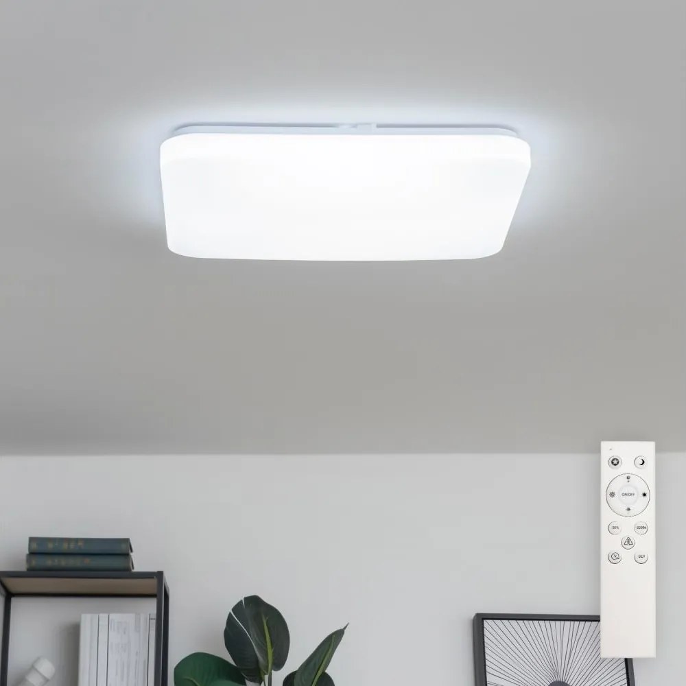Brilagi - LED плафон с димер SMART LED/24W/230V 43x43 cm Wi-Fi Tuya + дистанционно