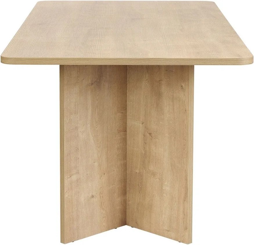 Трапезна маса от декор от дъб 90x180 cm Linza – Kalune Design