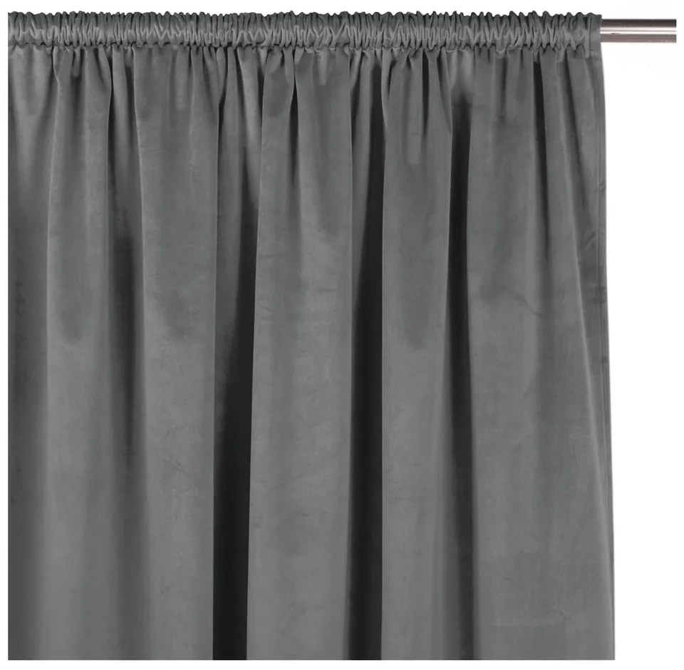 Тъмносива затъмняваща завеса 400x300 cm Velto – Filumi