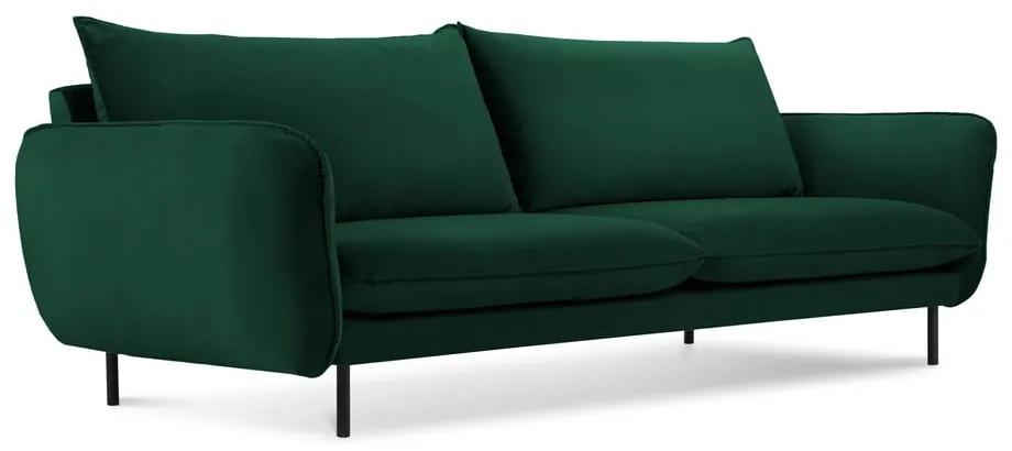 Тъмнозелен кадифен диван 200 cm Vienna - Cosmopolitan Design