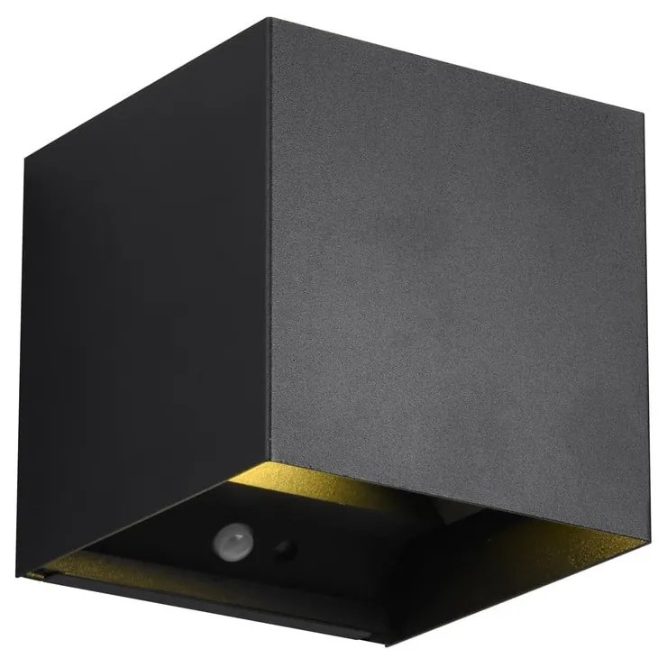 Черна LED светлина за стена Talent - Trio