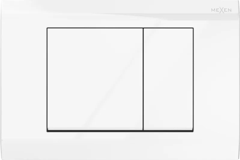 Mexen Fenix Air 01 пневматичен бутон за изплакване, бял гланц - 6A0100