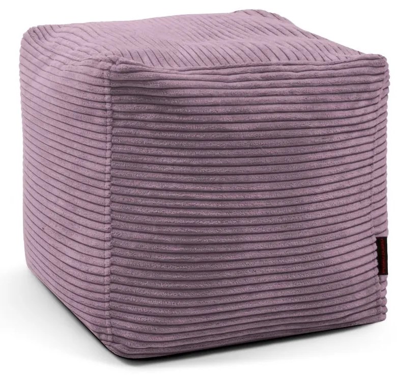Лилав пуф от рипсено кадифе Up! MooG – SLOWDOWN