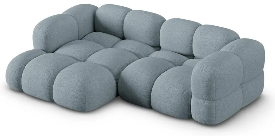 Светлосин ъглов диван (ляв ъгъл) Loretto – Cosmopolitan Design