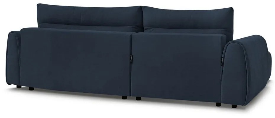 Тъмносин ъглов диван Aden – Bobochic Paris