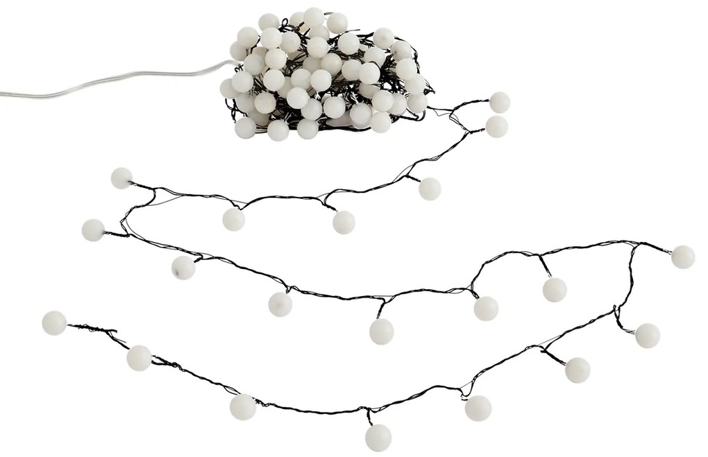 Коледни лампички зелени със 100 светодиода бели 5м IP44 - Dasher