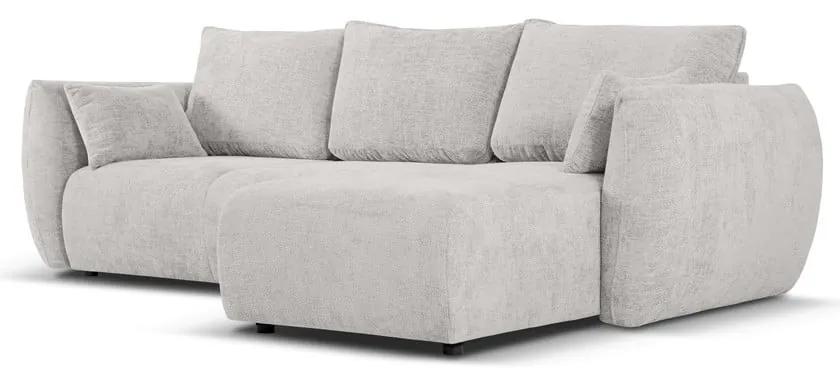 Светлосив ъглов диван (десен ъгъл) Matera - Cosmopolitan Design