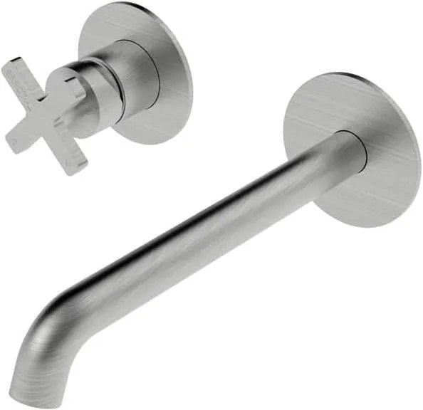 Тоалетна стенен кран Εlle Cross La Torre-Inox