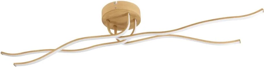 Eglo 901105 - LED таванно осветително тяло RONCADE LED/37W/230V кафяво