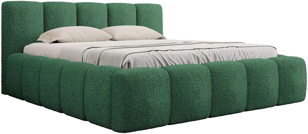 Тапицирано легло Kevson-Зелен-180 x 200