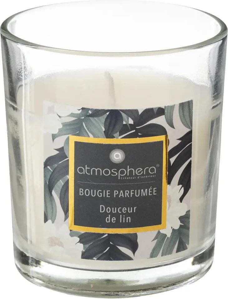 Ароматна свещ atmosphera Neda, Стъкло, 110 g - Gourmet Vanilla