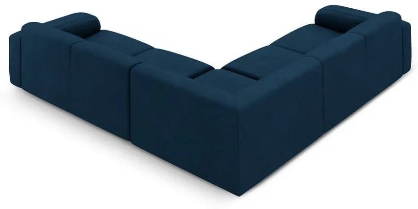 Тъмносин ъглов диван (променлив/L форма) Molino – Micadoni Home