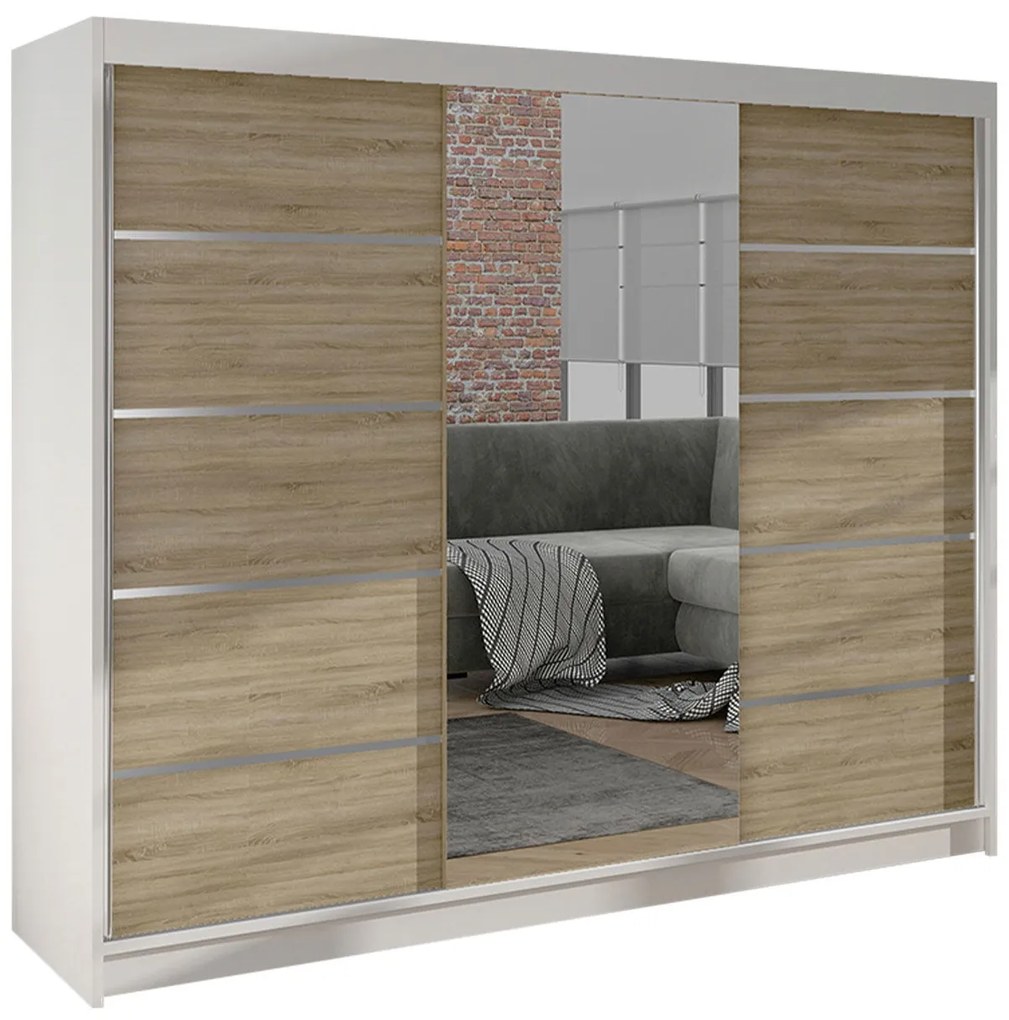 Гардероб Derby VI плъзгащ се-Leuko - Drus