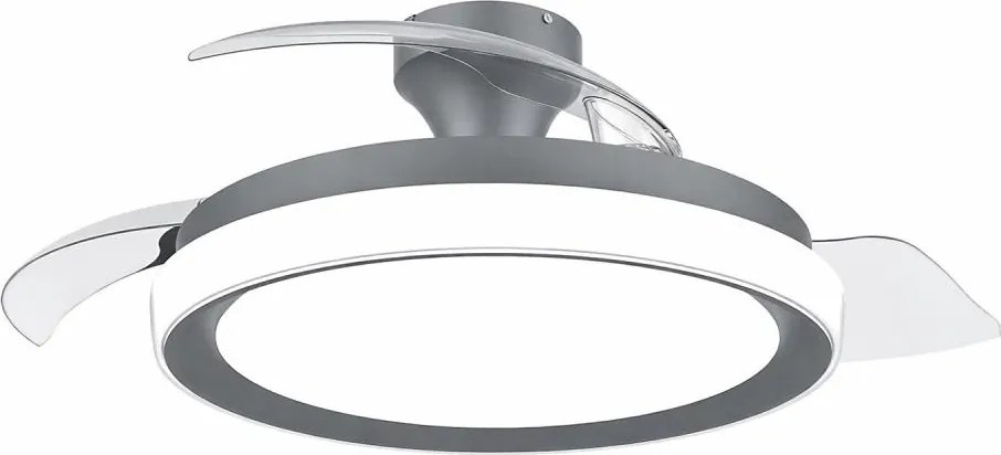 Philips - LED димируема таванна лампа с вентилатор BLISS LED/35W/230V черна + дистанционно