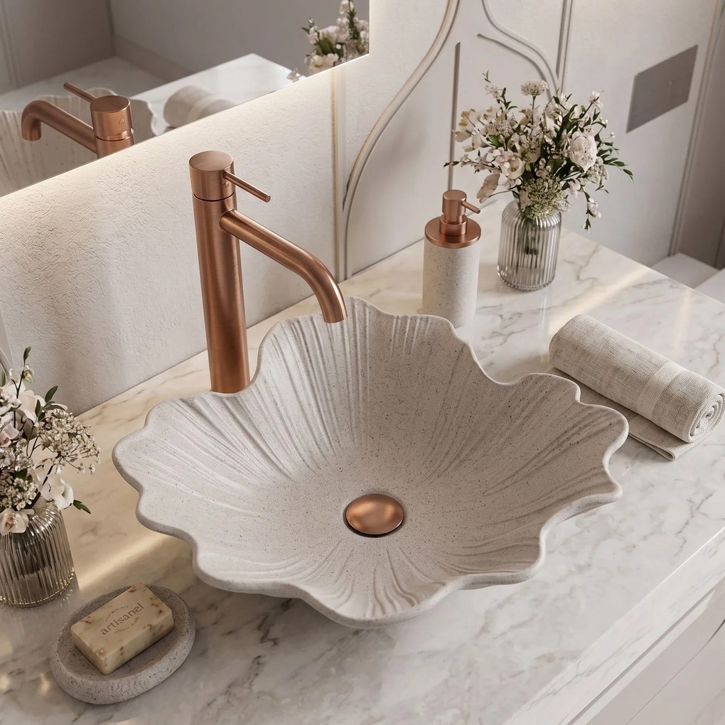 Умивалник за плот Rea Flower Grey