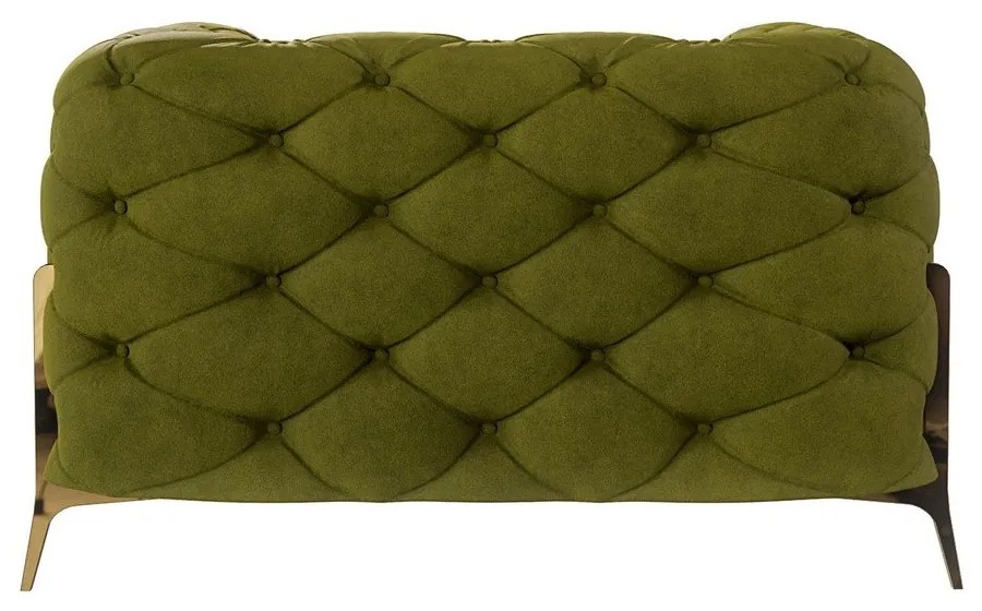 Зелено кадифено кресло Chelsea Bis – Ropez