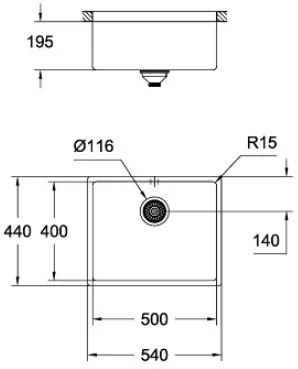 Мивка K700 Grohe-Xruso