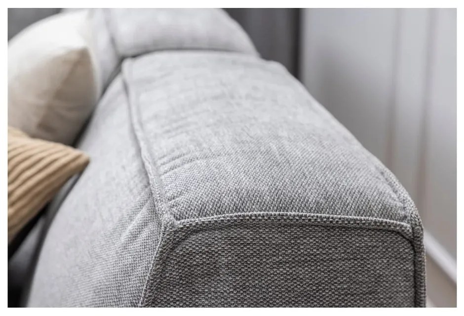 Светлосив диван с отворен модул, десен ъгъл Fairfield - Bonami Selection