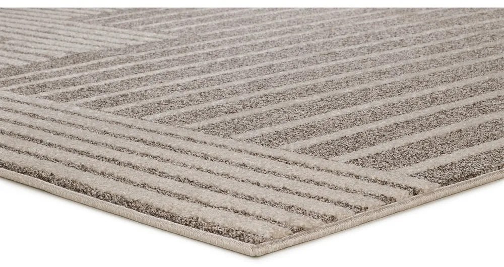 Сиво-бежов килим 80x150 cm Paula - Universal