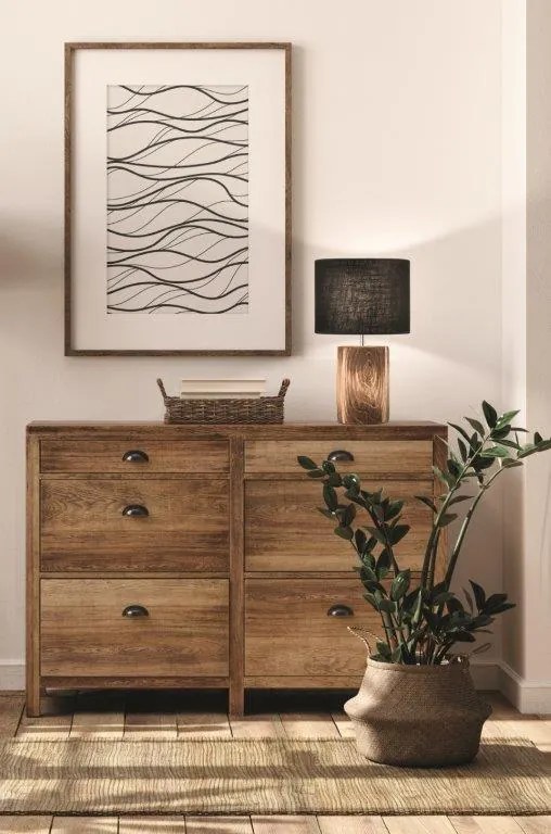 Настолна лампа F&H Malik-Diameter: 24 cm-Gray