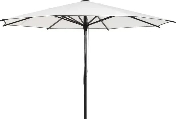 Прав чадър Hesperide Maluvia, Olefin материя, Бял, 3.5 m