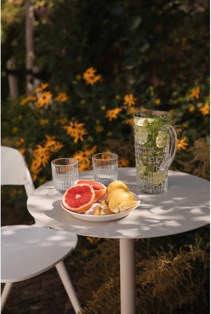 Стоманена кръгла бар маса ø 57 cm Snow – Zuiver