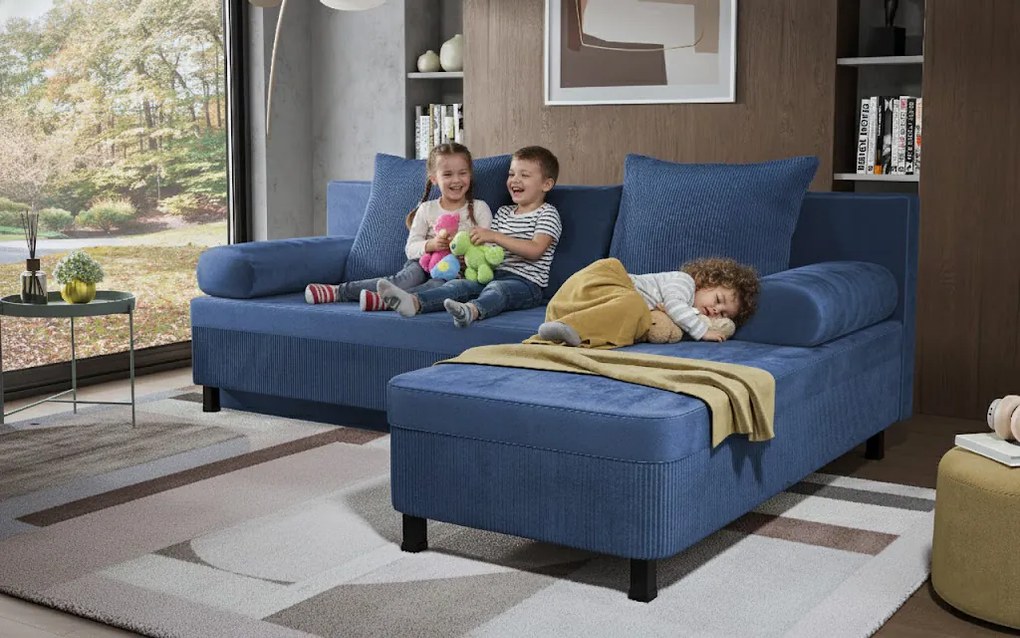 Разтегателен ъглов диван Делано