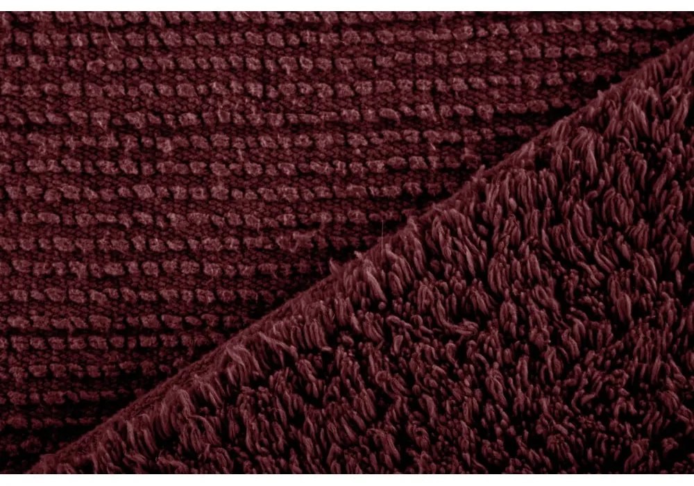 Изтривалка за баня в цвят бордо 60x60 cm Riva - Tiseco Home Studio