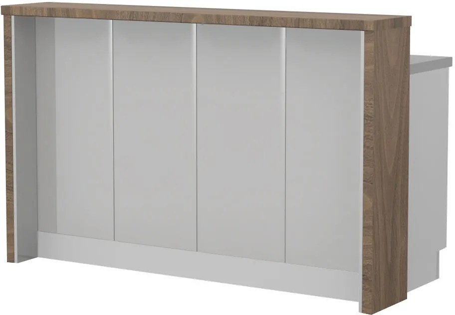 Островна кухненска пейка Modena-Length: 160 cm.-Gray light-Carini Wallnut