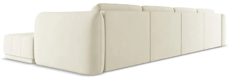 Бял ъглов диван Hoku – Makamii