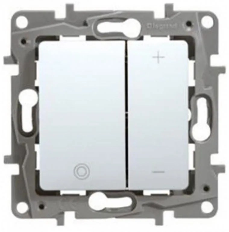 Legrand 665116  Димер 20-400W ЛНЖ и ХЛ 230V с феромагнитен и електронен трансф. Niloe Бяло - до изч. - 665116