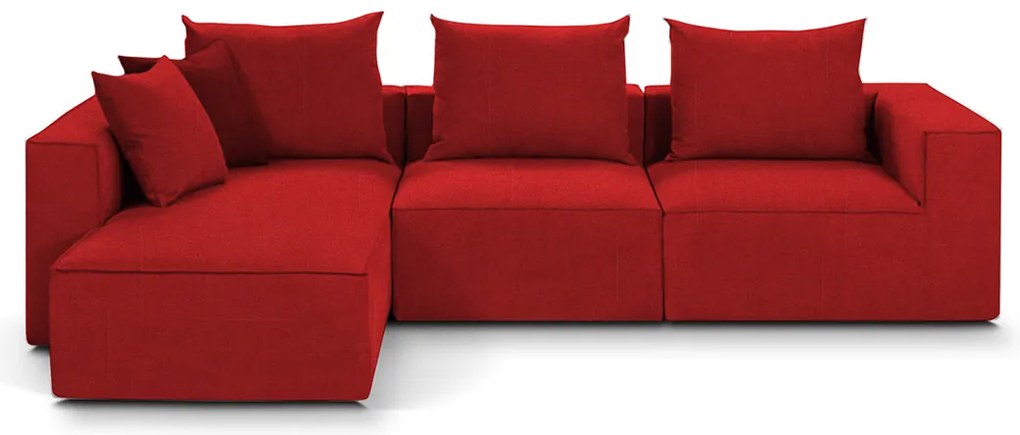 Декоративен възглавница-55 x 55 cm.-Red