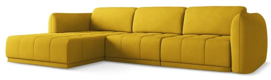 Жълт ъглов диван (ляв ъгъл) Hoku – Makamii