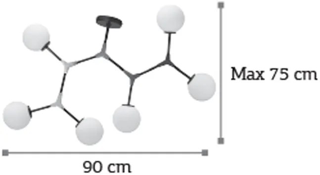 Плафон InLight 6167-6 Полилей-Gold