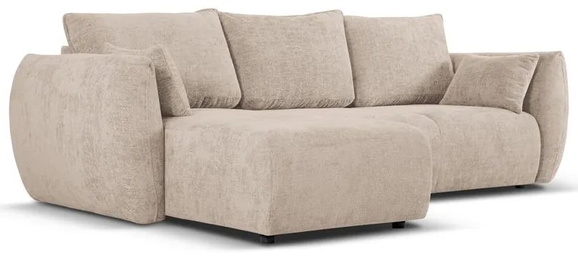 Бежов ъглов диван (ляв ъгъл) Matera - Cosmopolitan Design